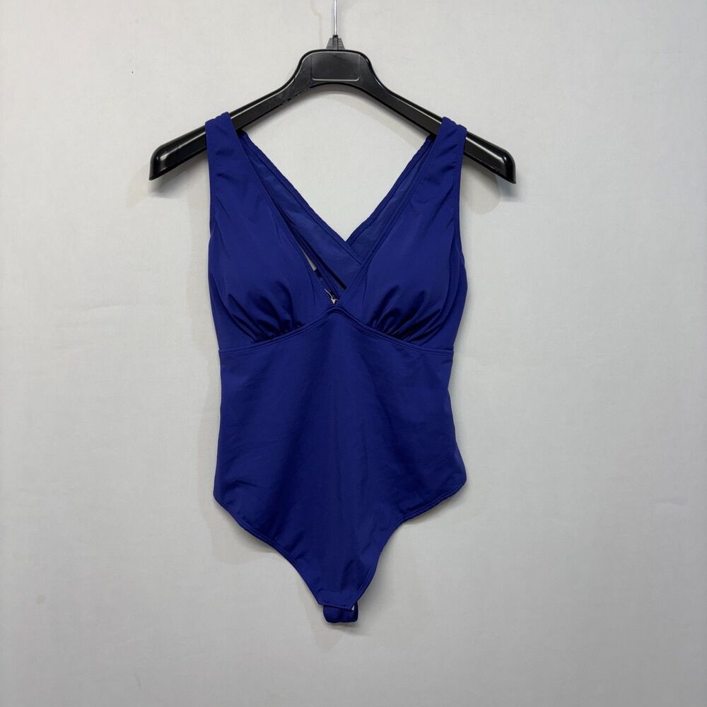 NWT Shapellx Women Swimwear Swimsuit One Piece Size XL X-Large Blue C054 -14